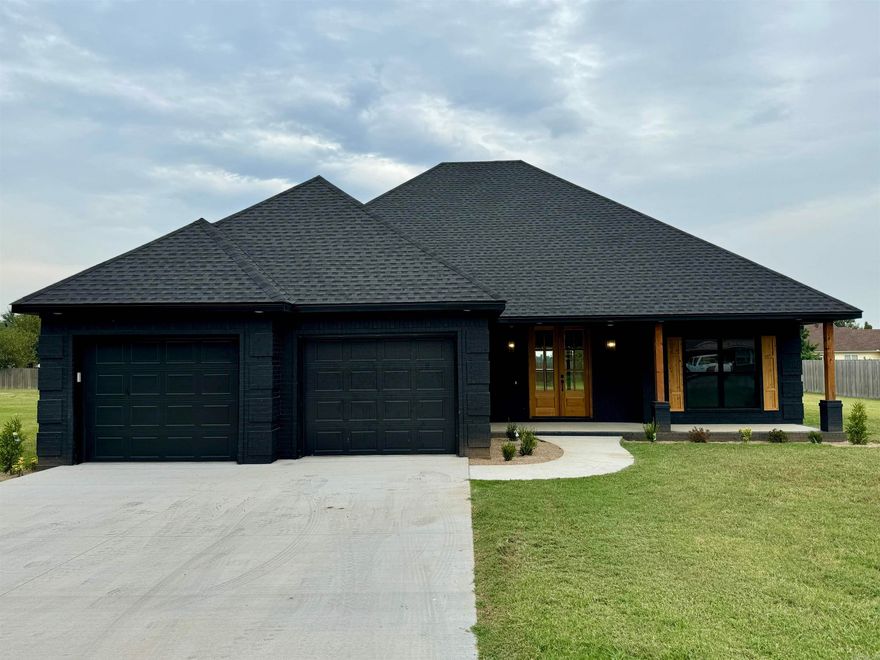 Discover the Dark Side of Luxury Living with this BEAUTIFUL New Construction in Monette, AR! Sitting on half an acre this home features a custom tile shower, soaker tub and a large walk-in closet. The top of the line finishes take this home to another level. With stainless steel appliances, luxury vinyl plank flooring and custom cabinets, this home will leave you in awe. This beautiful home will NOT last long! Schedule your private showing today for it's gone!