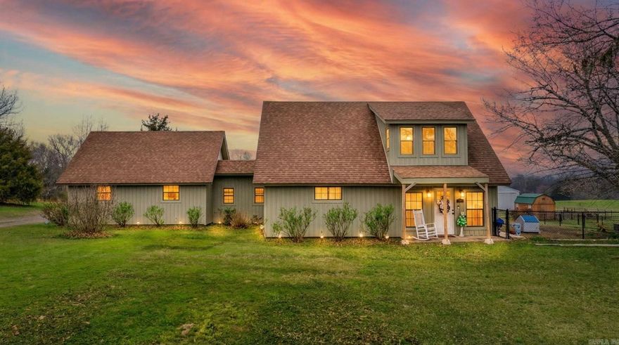 21 ACRE FARM with 2600+/- Sq Ft HOME with a 40'x90' Shop and 54'x48' Pole barn with a huge Carport and a large storm cellar accessed from in the house or the exterior. If you're looking for a true Farmhouse with lots of storage and your own creek on the north boundary, this is it. Bring your animals and everything else because there's room for it all.