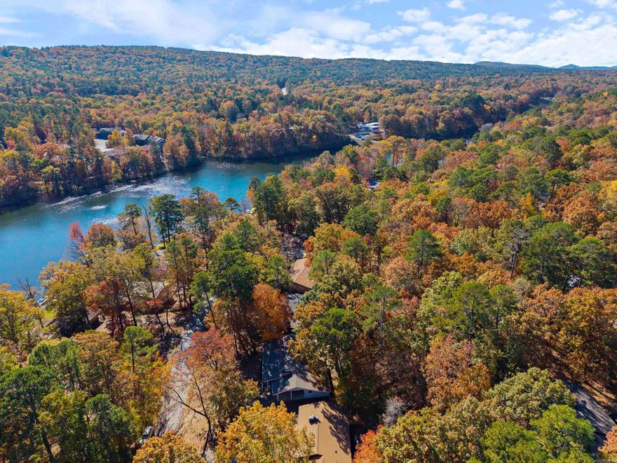 Motivated Seller – Bring Your Offer! This beautifully maintained three-bedroom home in Hot Springs Village, just steps from Lake DeSoto, offers spacious indoor and outdoor living with thoughtful upgrades throughout. The open floor plan features vaulted ceilings in the living room, a covered back patio, a carport, a workshop, and plenty of storage. The extended front porch provides a lovely view of Lake DeSoto, creating the perfect spot to relax and enjoy the surroundings. In 2023, the home received numerous updates, including a new roof and gutters, an encapsulated crawl space with a new dehumidifier, replaced most plumbing and both toilets, an electrical upgrade, a freshly painted exterior, and a cleaned and repaired chimney. The improvements continued in 2024 with the removal of three trees and trimming of others, new custom window treatments, fresh interior paint, new tile in the laundry room and bathroom, and a new ceiling fan. This move-in-ready home is conveniently located just minutes from all the West Gate amenities, including golf, trails, lakes, a marina, a swimming beach, and more. Schedule your showing today and come see everything this Lake DeSoto gem has to offer!