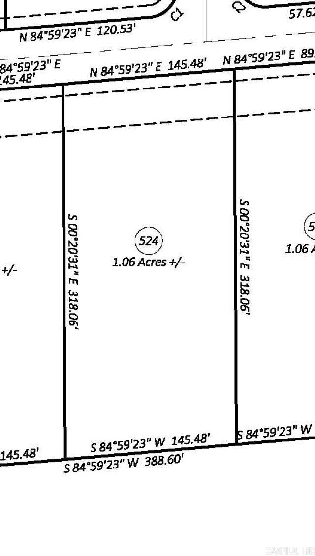 View Lot with slight South slope in well established subdivision.