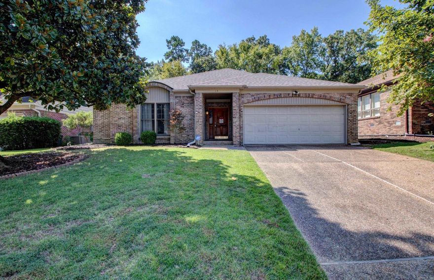 YOU WILL LOVE THE LOCATION AND LAYOUT OF THIS WONDERFUL HOME!  Lots of charm and updates throughout.  The kitchen is very spacious, functional, and has lots of counter and cabinet space, a nice pantry area and work island.  The breakfast area off kitchen leads to the formal dining room. The Great Room has lots of natural light and is very spacious.   The large, primary suite is separate of guest rooms and has a vaulted ceiling with a set of upper windows that help make this space unique. The bath has had updated flooring and has two, large walk-in closets.  The Guest rooms share a connected bath that has dual sinks and separate bathing/toilet area.  Updates include brand new roof (Aug. 2025), tile flooring throughout kitchen and bath areas and updated flooring in the Great Room and Entry areas also.  This house is move-in ready.    Agents: ** See Remarks**