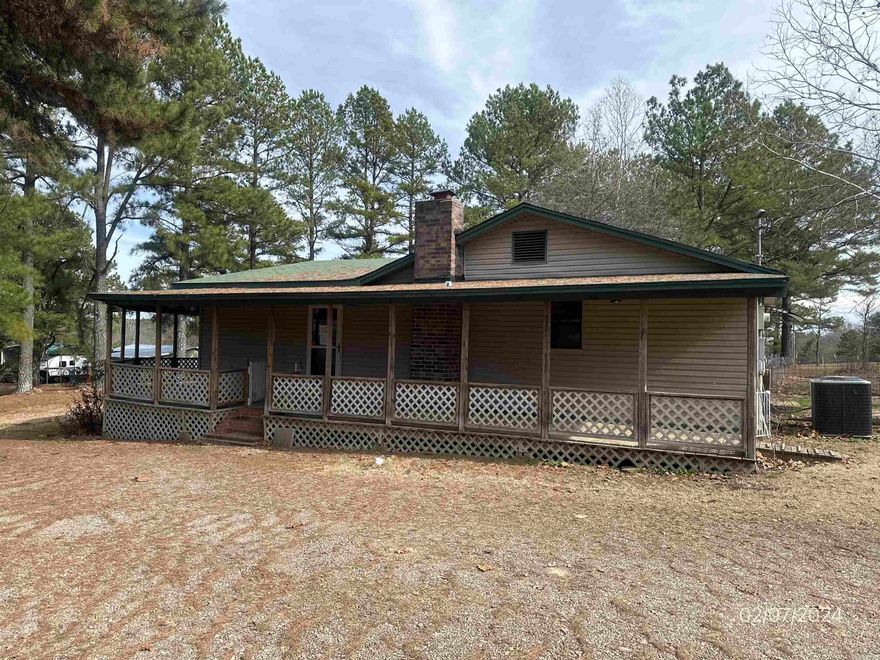 UPDATE: This property is now pending. I cannot pend it until the foreclosure company gets their contract signed. This is a must see property. 3 bedroom, 2 full bath in the house. Wrap around porch on a acre outside of town. There is a huge shop with a half bath. 5 carports. two storage sheds. Don't wait to view this one because it will go fast. Property sold as is, where as, seller is The secretary of the United States veteran affairs. Seller will not pay usual and customary closing cost or title policy, escrow fees, survey or transfer fees. POF or pre Qual letter dated within 30 days or less required with offer. All offers must be submitted at www.vrmproperties.com. 1) Agents must register as a user, enter the property address, and click on ''start offer''. 2) This property may qualify for seller financing (vendee). 3) If property was built prior to 1978, lead based paint potentially exist.