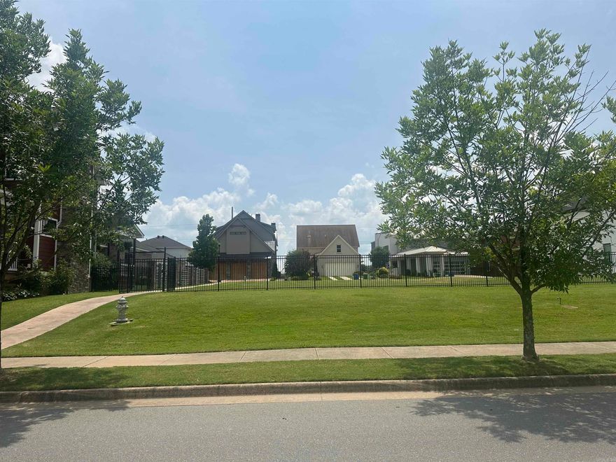 A nice, level, fenced lot in the Rockwater subdivision.