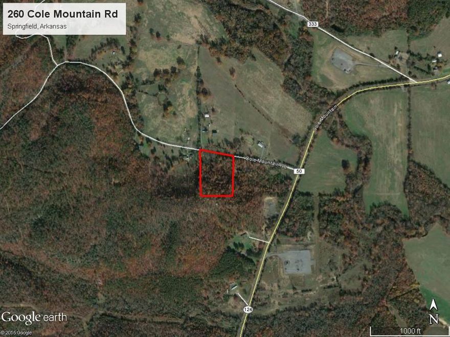 Beautiful property in rural Conway County. This 5.17 acre property features a quiet country setting with a nice view of the valley and convenient access to Highway 124. Owner will subdivide. See MLS # 10345937 and MLS # 10345938 for adjacent listings.