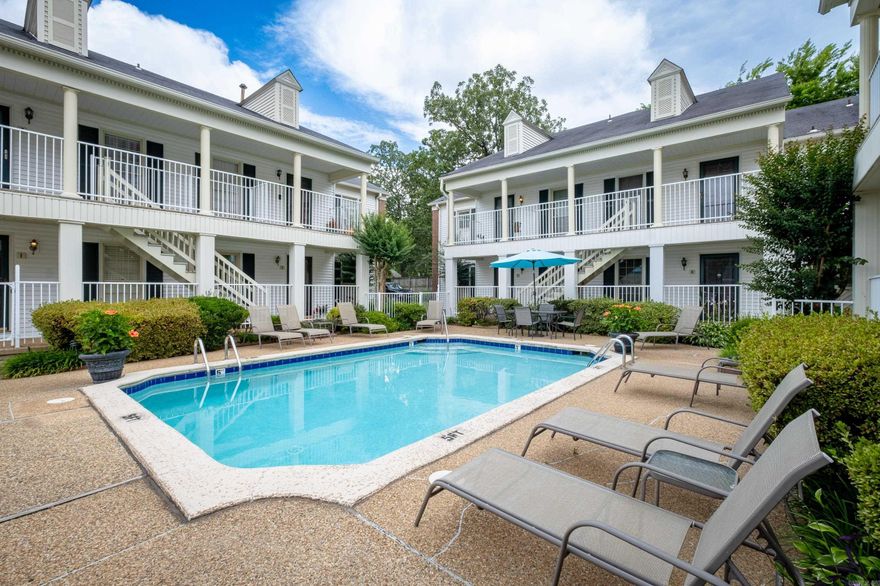 Welcome to this completely remodeled stunning condo on the ground floor and  centrally located within walking distance to shopping and restaurants in Midtowne shopping center and close to UAMS and St. Vincent. This condo features one bed and one bath with 968 sqft of living space. LVP floor throughout the entire condo. Levlor roller shades with bedroom darkening, hot water recirculating pump for instant hot water. New HVAC in August of 2022. Energy efficient easy clean windows. Security/Smart-home system which control lights, Ecobee thermostat, locks by voice/control panel, Leviton dimmer switches and keyless entry. Kitchen features custom shaker cabinets with beautiful hardware. Moroccan style tile backsplash, Carrara marble countertops, stainless steel appliances, touch flow delta faucet.  Living room with gas fireplace and new burner and ceramic logs. Steel french doors open to screened in terrace with storage closet. Large bedroom with two walk in closets; dual light scones with dual wall switches. Large bathroom features a custom floating vanity with Carrara marble countertop, large linen closet and glass walk-in shower. Designated parking spot in the rear. See agent remarks