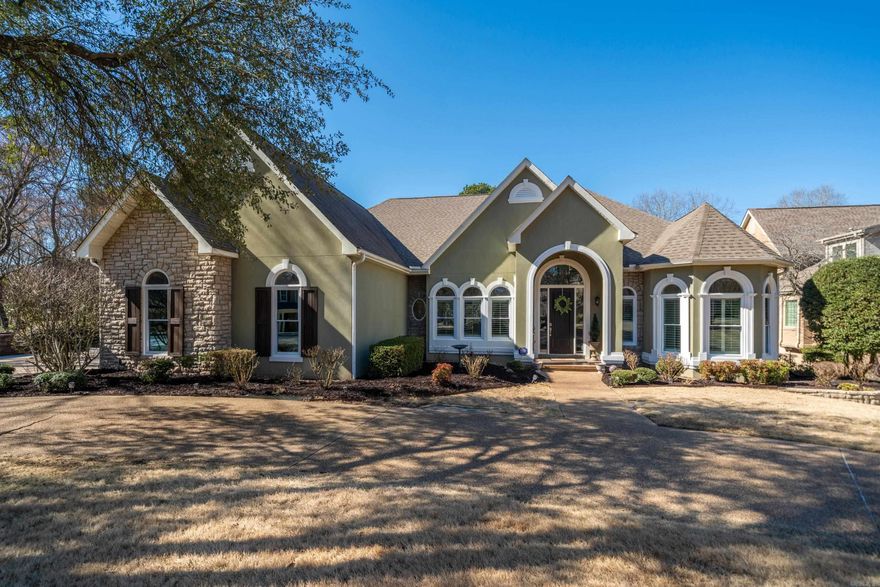 One-of-a-Kind Custom Home in Highly Coveted Lotus Valley! Discover luxury living in this exquisitely designed custom home in theprestigious Lotus Valley Subdivision. Backing up to a serene 3-acre pond with private walking trails, this immaculate 5,142 sq. ft.showplace offers unparalleled elegance and privacy. Boasting 5 spacious bedrooms, 4.5 baths, and multiple living areas, this home isperfect for both relaxation and entertaining. The outdoor oasis features a heated gunite pool, an outdoor kitchen, and expansive outdoorliving spaces—ideal for hosting gatherings year-round. The meticulously maintained mature landscaping enhances the home’s beauty,while the 3-car garage provides ample storage. Don’t miss this rare opportunity to own a truly exceptional home in Lotus Valley!Schedule your private tour today.