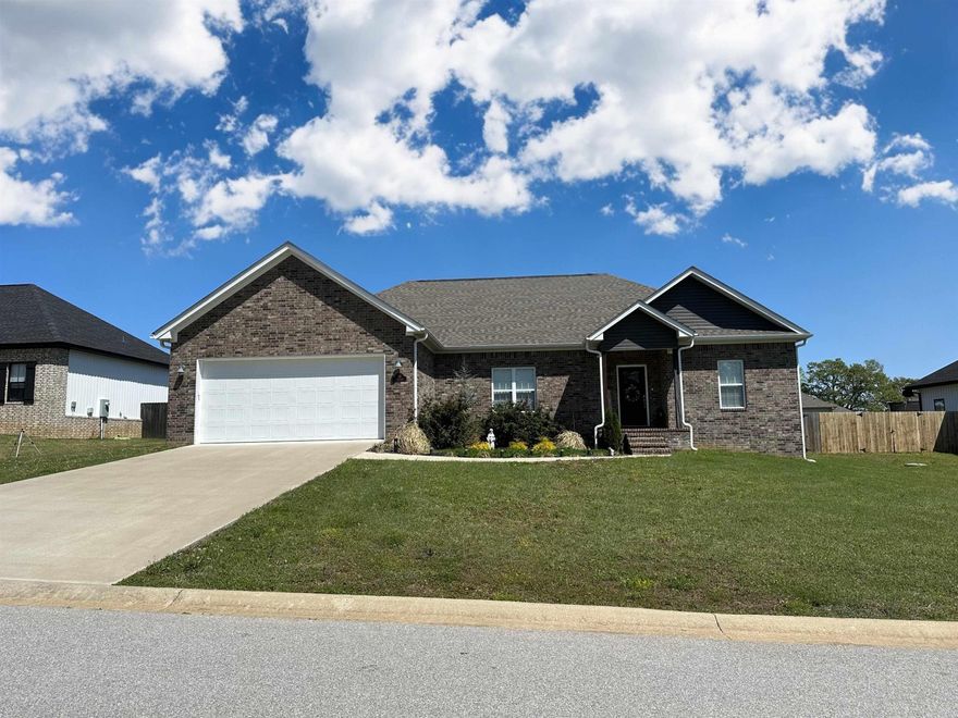 130 Sarah Grace in Southside is ready for new owners! This LIKE NEW home was built in 2022. Step into the inviting foyer which leads to a spacious open concept dining room, kitchen, & living room! Don't worry, your sectional & large dining room table will fit! The kitchen offers plenty of cabinet & countertop space! Low maintenance concrete floors are throughout the home. The primary en suite offers a walk in closet & in the bathroom you'll find a double vanity & tiled shower with smooth pebble floor. The back yard is privacy fenced & you'll be shocked at the amount of space! Take it all in from your screened in porch or step out into the sunshine on the patio just beyond!