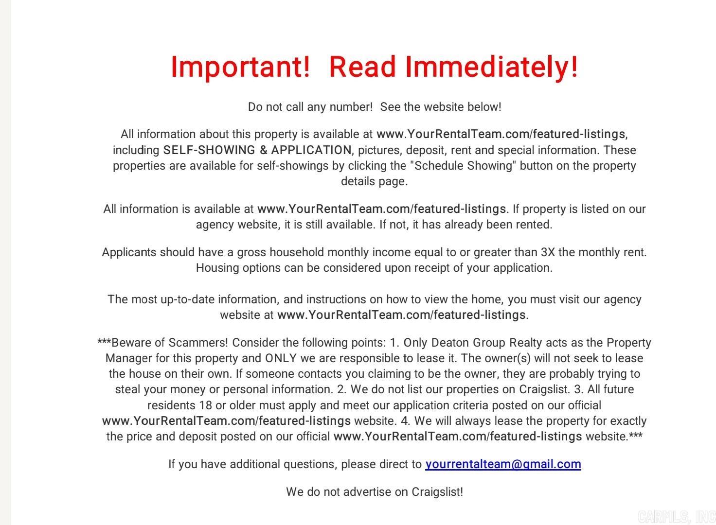 Treasure Hill-Santa Fe Heights - Residential Lease