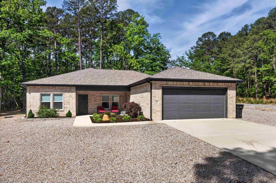 Want new but don't want to build? Now is your opportunity to walk in to this meticulously cared for home. All brick home located in the middle of the Village giving you easy access to area amenities. Open floor plan that easily flows from the great room to the kitchen and dining area making entertaining a breeze. Large island in the kitchen.  Windows bring the outside in to the living/dining area with linear fireplace. Granite throughout. Freshly painted. Master tile walk in shower and walk in closet. Primary bedroom and primary bath with walk in shower and walk in closet. Divided bedrooms give you and your guests the privacy desired. Convenient laundry off garage.  Covered patio for nature watching.  Two car garage accommodates a four door pick up! Agent Remarks.