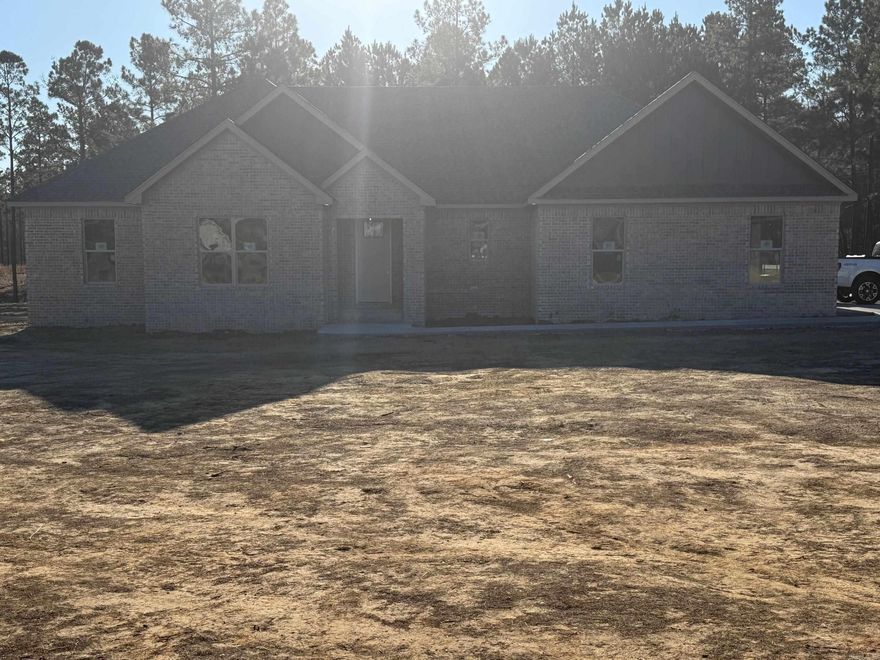 UNDER CONSTRUCTION!!!! 2170 sqft home 4 bedrooms and 2 baths.  Large 3-acre lot in Eagle Ridge Subdivision. Wood beam accents, electric fireplace, oversized pantry and laundry room.  More pictures upon completion call us today.