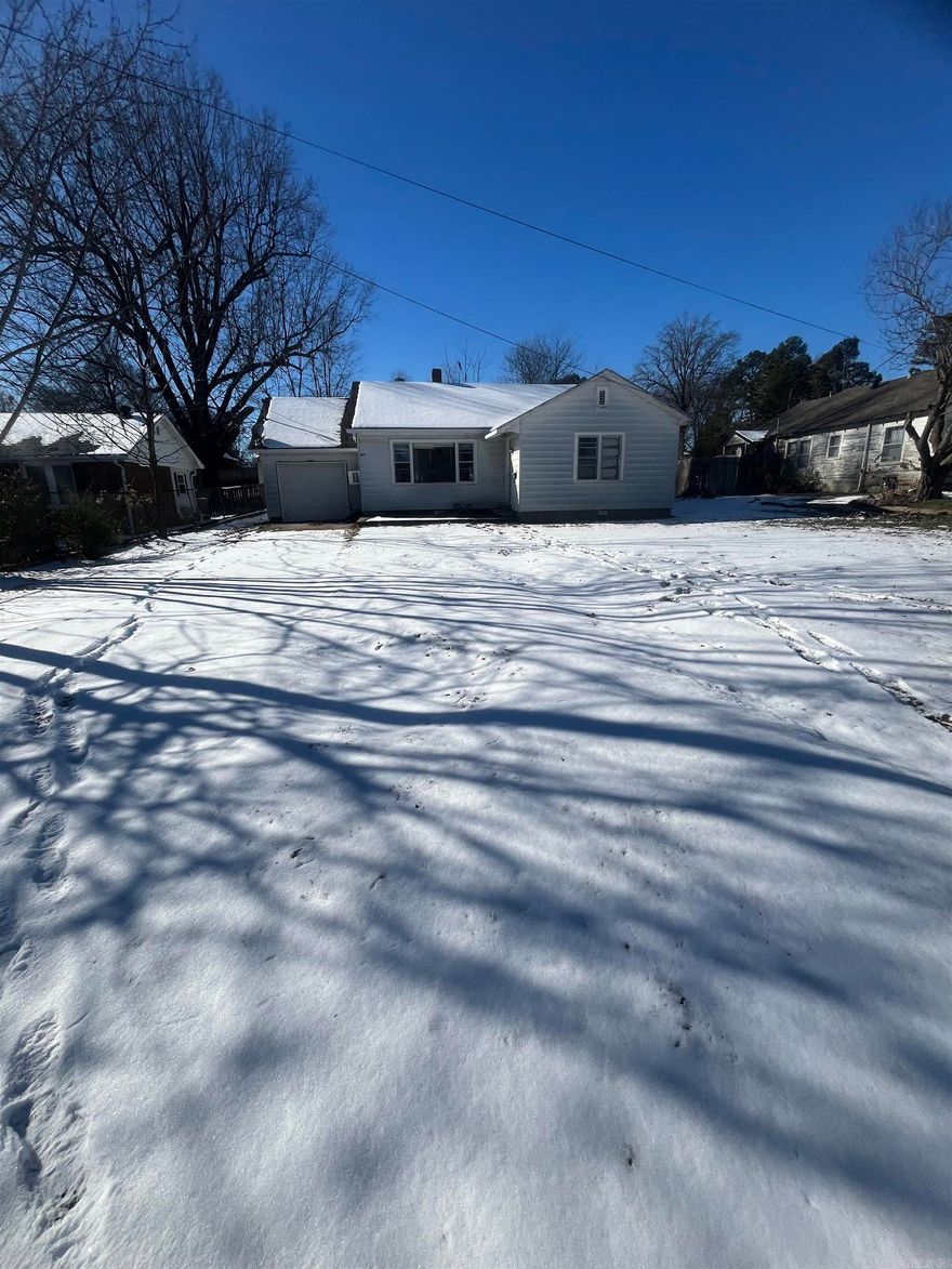 Calling all investors, this is two bedroom, one bath home sitting on a massive lot. It is ready for your special touch, would be a great rental or flip house. Sold as is where is no seller property disclosure available.
