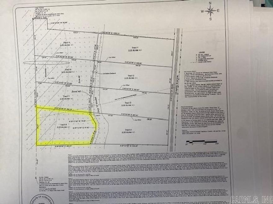 Vacant land off Highway 36. No highway frontage, in flood plane