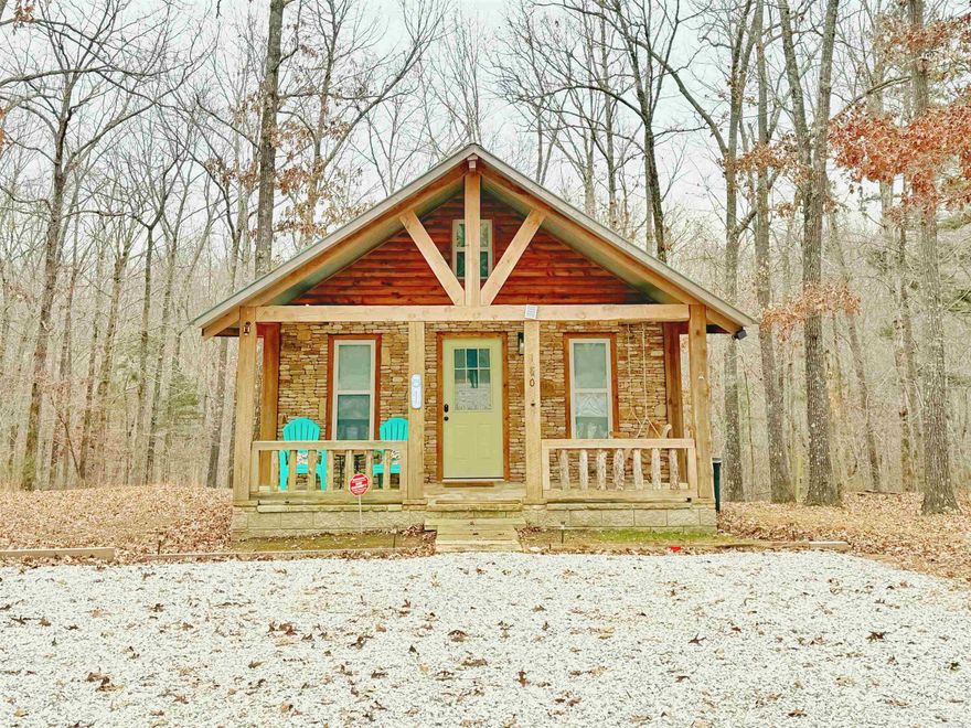 Welcome to the coziest cabin nestled on a generous 1.75-acre lot, just 5 min from downtown Mountain View, the "Folk Music Capital of the World". This charming retreat features 3 bedrooms, one being a loft, exuding warmth and quaintness from the moment you arrive.   Enjoy hiking in the Ozark National Forrest, exploring Blanchard Springs Caverns or trout fishing on the White River.  Currently an income-producing property as a short term rental, this cabin offers endless opportunities for relaxation and adventure.   In the last 3 years this cabin has seen uppgrades including HVAC, all new appliances and it comes FULLY FURNISHED.   Schedule a viewing appointment and make this your recreational paradise today!