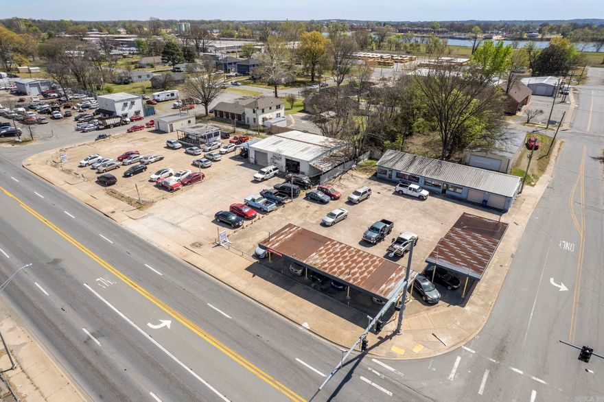 This unique commercial property is in a high-traffic area, making it ideal for entrepreneurs or investors.  Classic neighborhood on a highly visible block in East-Argenta.  This block offers a great development opportunity near NLR amenities, including Simmons Arena, Dickey Stephens Park, and Argenta Arts District.  Selling As-is, where-is.  All properties will be sold together as one package: 1401 E. 2nd Street 1412 E. Broadway 1400 E. Broadway 1422 E. Broadway