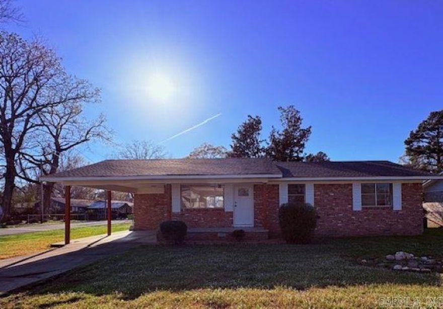 This home is newly renovated and move in ready. You can walk in through the side door from the carport to a spacious living room. The kitchen is bright with gorgeous, light color countertops and sleek black appliances. Every bedroom has a spacious closet along with the one at the end of the hall. This family home has abundant natural lighting, a cute backyard with a small portable building, and it is walking distance from a city park.