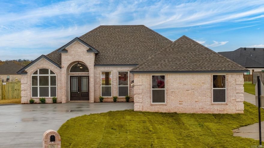 BEAUTIFUL New Construction Home on level lot! Great open floor plan with large living areas, fireplace & split bedroom plan. Spacious kitchen with tons of cabinet space granite countertops, & pantry. One of the bedrooms could be office. Large master suite with beautiful bath with double vanity, soaking tub, spa like shower & walk in closet space. You will love the covered back patio with extra privacy and large backyard.