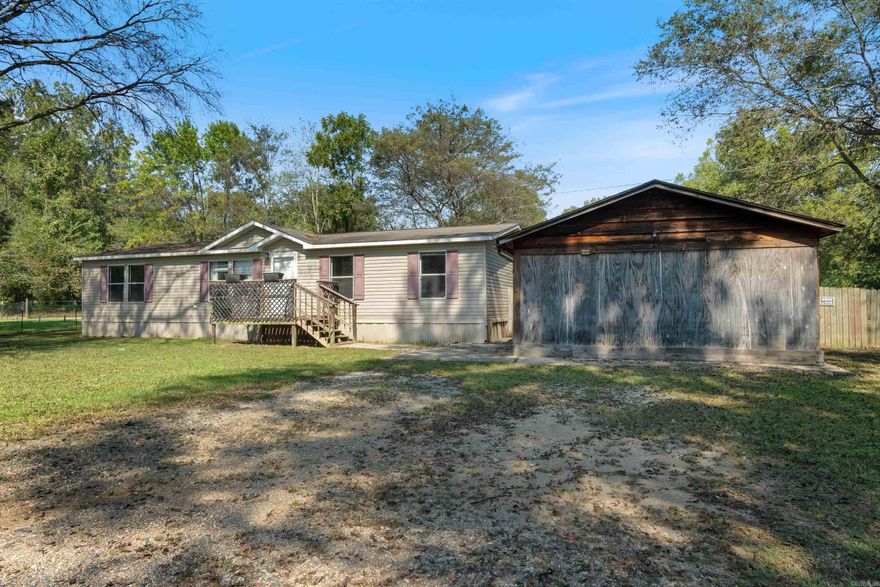 This unrestricted property is move in ready. If you've been renting - don't worry about the appliances because the fridge, range, washer and dryer all convey. There's a detached garage that could have a door added for keeping vehicles inside, or you can use it as a workshop. There's also a barn with stalls for small livestock: chickens, ducks, goats, or sheep. Or, if you just have a family dog - there's lots of room for them! Energy efficient windows, all electric, city water and sewer - and near to any of the amenities you may need.