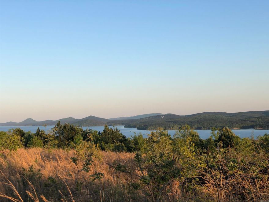 Incredible Views of Lake Maumelle, Pinnacle Mountain, and the foothills of the Ouachita Mountains on this 10 acre tract! This tract sits inside the gated neighborhood of Lakeview West, with neighborhood amenities such as pickleball, tennis, and basketball courts, walking trails etc. Much of the buildable area is suitable for a slab foundation and flat yard area.