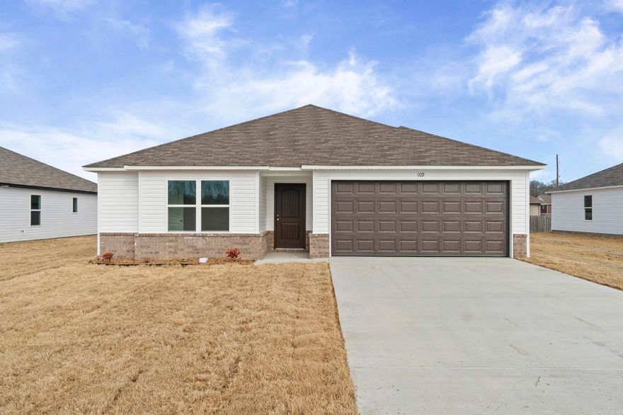 The charming  Magnolia plan is full of curb appeal with its welcoming front porch and front yard landscaping. This home features an open floor plan with 4 bedrooms, 2 bathrooms, and a large family room. Also enjoy a cozy breakfast/dining area, and a lovely kitchen fully equipped with energy-efficient appliances, ample counter space, and a roomy pantry for snacking and delicious family meals. Plus, a covered entryway. Learn more about this home today!  **SEE SHOWING REMARKS & AGENT REMARKS FOR IMPORTANT INFORMATION**