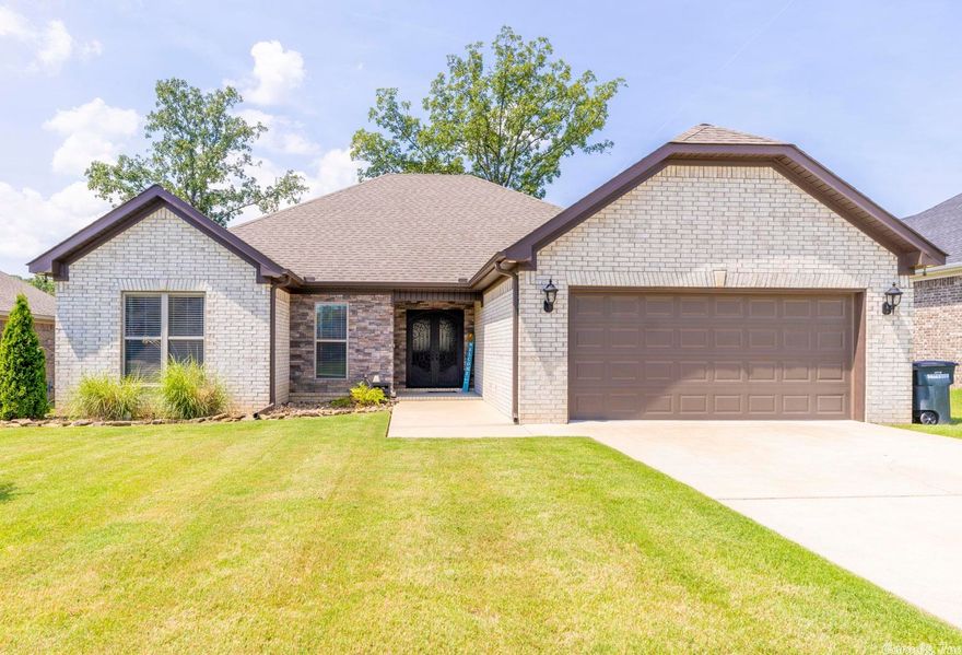 WOW! Is what you will be saying when you view this home for yourself!  The gorgeous double iron doors will greet you as you walk up and you will fall in LOVE!!!  Wonderful floor plan! Nice size family room w/fireplace & built-ins on both sides! Crown molding through out! Wood Floors! Super nice kitchen with granite island! Large Pantry! Split bedroom plan! Primary suite has a fabulous shower and 2 walk in closets! Large laundry room! Nothing spared in this home! Don't let this one pass you by!   "Agents see remarks"