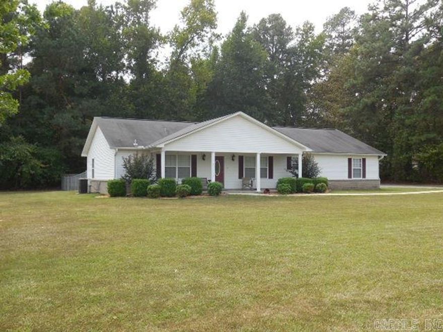 Great home near town.  Maintenance free siding, split floor plan with huge living area.   Kitchen and dining area idea for family gatherings.****2 Water heaters****AC compressor replaced 2014**Insulated interior walls in LR***All Kit appliances stay***wired for surround sound**** Off the busy street...no traffic....   Appointment only for showings. EASMENT TO ADJOINING PROPERTY.