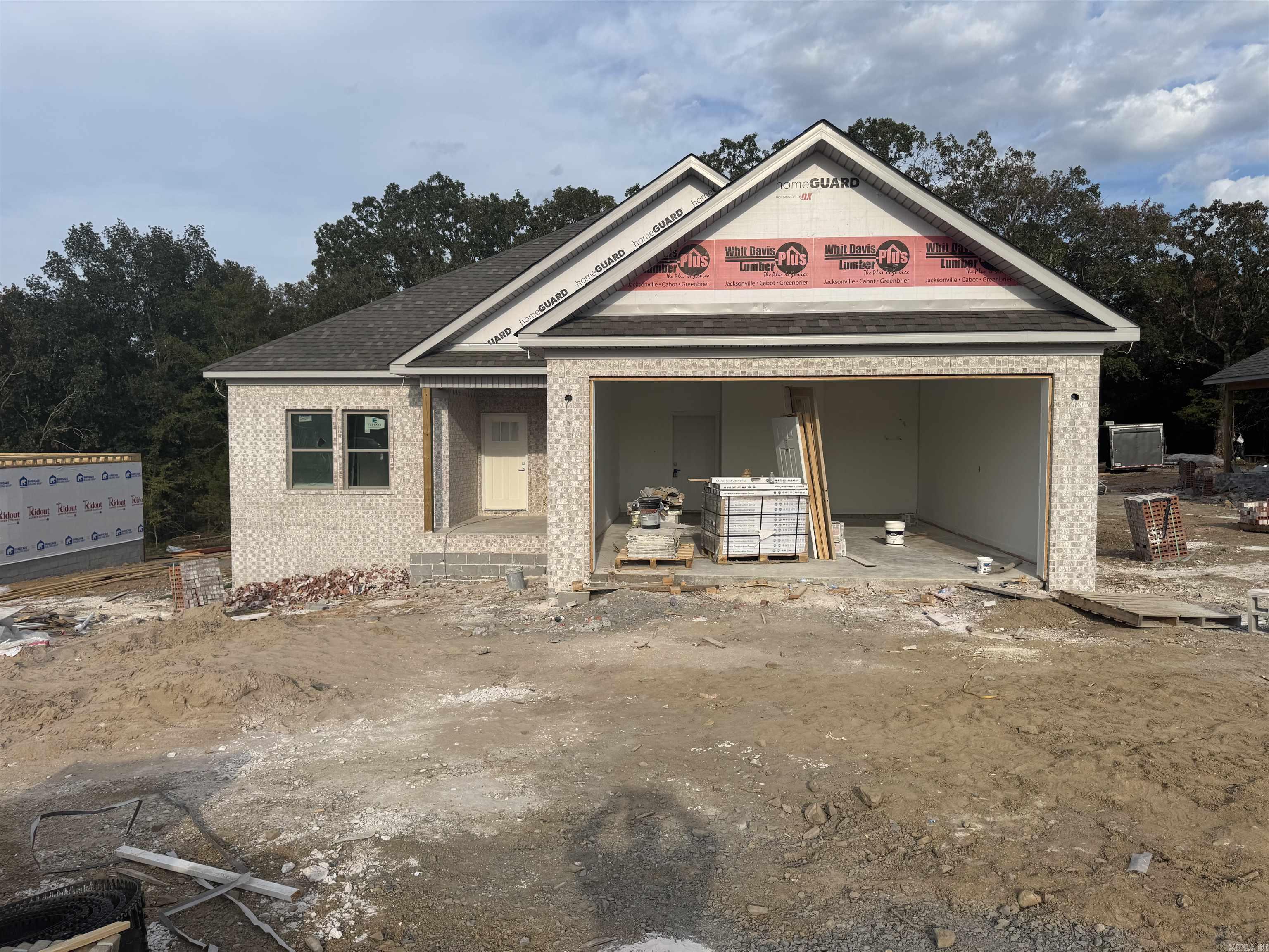 Welcome Home! This 2025 New Construction home will be ready for you very soon! The home is a 4-Bed, 2-Bath Split Floorplan w/an Open Concept. The Living Room and Kitchen are centrally located in the home. The home also boasts a fantastic pantry as well as a pass thru walk in laundry room that also connects to the utility room and master closet/bath area too! The home is an ideal location only 2-3 min from I57/67/167 and the new Pre K complex for Cabot Schools. Once the new road connects this property will also be a short trip to Gametime at the Grounds too! Presently, the property is a short 8-10 min drive to Greystones Golf Course as well! Interested in an upgrade or concessions? Let's discuss and see what we can make happen! Painting underway now, interior progress photos to follow soon! See Agent Remarks.
