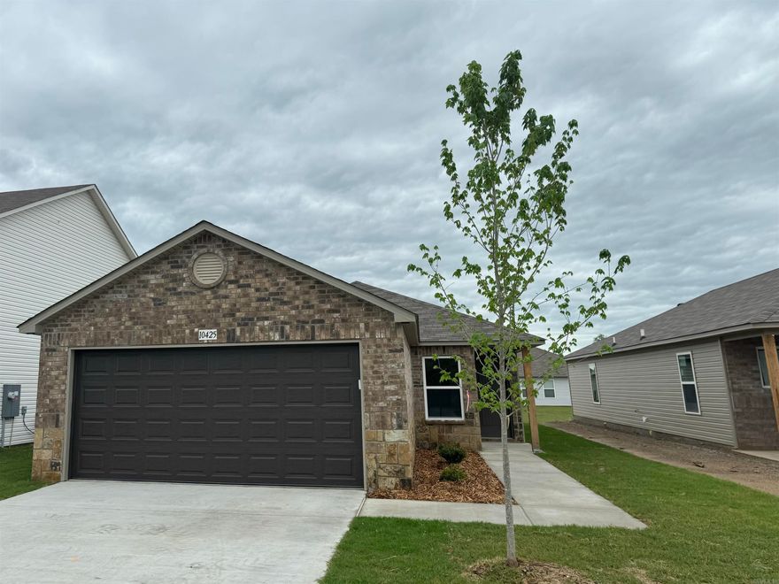 Come see the modern, clever Ridgeland plan. The offset front door gives a modern feel and is a smart use of space. The entry hall leads past Bedrooms 2 & 4 with their hallway Bath. Bedroom 2 is on the opposite side of the hall, set apart - that makes it great for use as a bedroom, office, craft room, and more! The Master Suite is set to the rear of the home for more privacy, and has a spacious Master Closet.   Thoughtful upgrades included in this home: 60" fiberglass standup shower in Master Bath, plumbing faucet upgrade 2, 8" deep Kitchen sink, door bell, added cable jack, HVAC rigid duct upgrade, 16" laminate bar top in Kitchen, Luxury Vinyl Plank flooring in wet areas, raised ceilings in Living Areas per municipal requirements, Cheyenne style interior doors, baseboards level 2, 25in. wide attic stairs, LED disk lights in Kitchen, full sod, stainless steel appliance package.    *** AGENTS, PLEASE SEE AGENT REMARKS OR SHOWING REMARKS.***  THIS HOME IS SCHEUDLED TO BE COMPLETE IN MID APRIL.