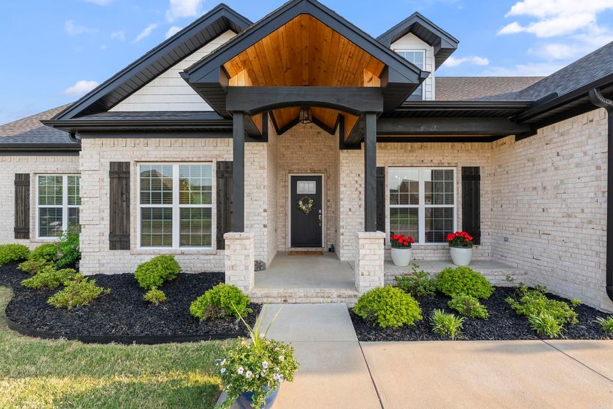 Welcome to this beautiful 4 bedroom, 2.5 Bath home located in the highly sought after Quail Hollow Subdivision.  You'll love the split floor plan, stunning hardwood floors, and elegant crown molding throughout.  The kitchen is a dream with granite countertops, a gas stove, and plenty of space and storage for cooking and gathering. The bathrooms feature sleek quartz surfaces, adding a modern touch! Step outside to a backyard built for entertaining, complete with gorgeous decking and newly added electrical wiring ready for a hot tub.  This home features a tankless water heater for energy efficiency and an extra concrete pad for guest parking.  Don't miss a chance to step inside this beauty and make it your own!!