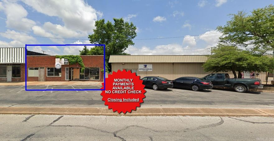 Monthly payments available! Good sized commercial building available to start your business cheap. Finance terms are $2000 a month for 14 months to own. $2000 finance fee. Available for $1250 a month if you want to just lease long-term. Tenant responsible for all expenses and repairs. Currently vacant and all merchandise and inventory inside the new buyer can keep or sell. No interest, prepayment fee and closing is included in price. Pay the finance fee to put it under contract, renovate and operate your business while paying monthly. Perfect retail or other use spot in busy area with many existing businesses. Owner/Agent. Quit claim deed issued at payoff.  Parcel 305-01187-000