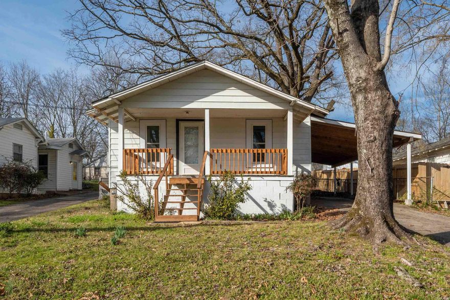 Priced to sell! Check out this small 2 Bedroom 1 1/2 Bath Bungalow just steps away from Oaklawn Racing and Casino. It is also walking distance to many restaurants. This home has a transferable STR PERMIT in place! The lot has a large fenced-in back yard with mature trees. The house has energy efficient windows and doors. Call for a private showing today!