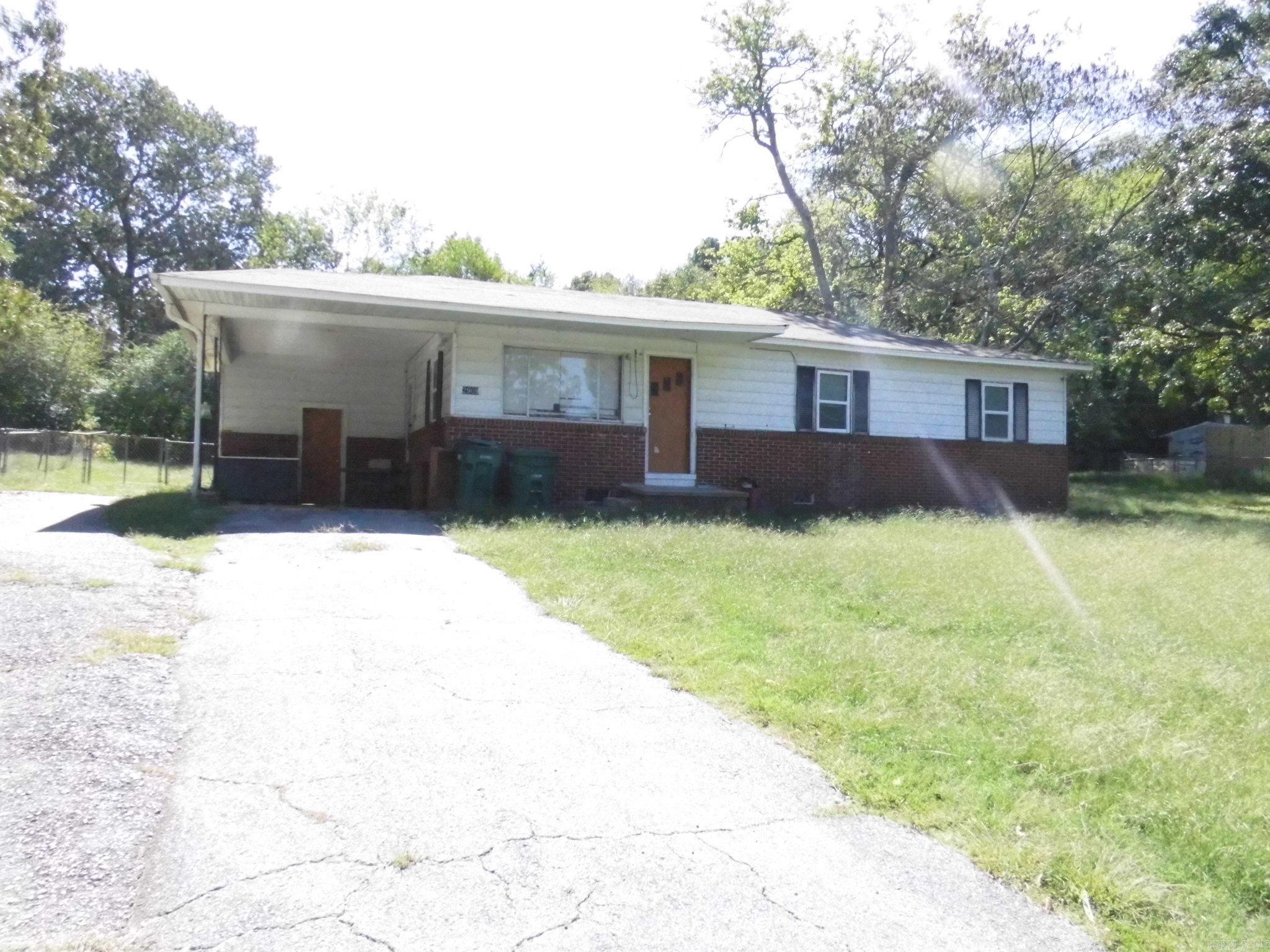 **Nice starter home**Needs a little TLC**Features brick & siding exterior**One car carport with enclosed storage area**Interior features 3 BR/ 1 BA**Kitchen/dining area**Large living area**New A/C unit 2024**New vinyl windows (agents see remarks)**Country living but only minutes to downtown Little Rock**
