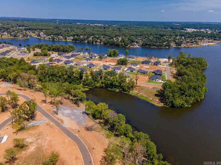 Beautiful lake lot !! cleared , ready to build on !!