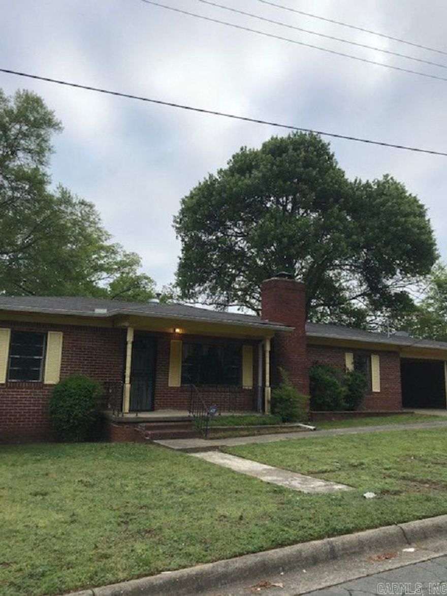 Large three bedroom home with one and a half bathrooms. Kitchen equipped with dishwasher, electric range, microwave, and large kitchen island. Tenant to supply refrigerator. Home has central heat & air and washer dryer connections. Carpet flooring throughout. Backyard is perfect for entertaining as it has an oversized porch and concrete pads on a large lawn. Sorry, no pets and no smoking.