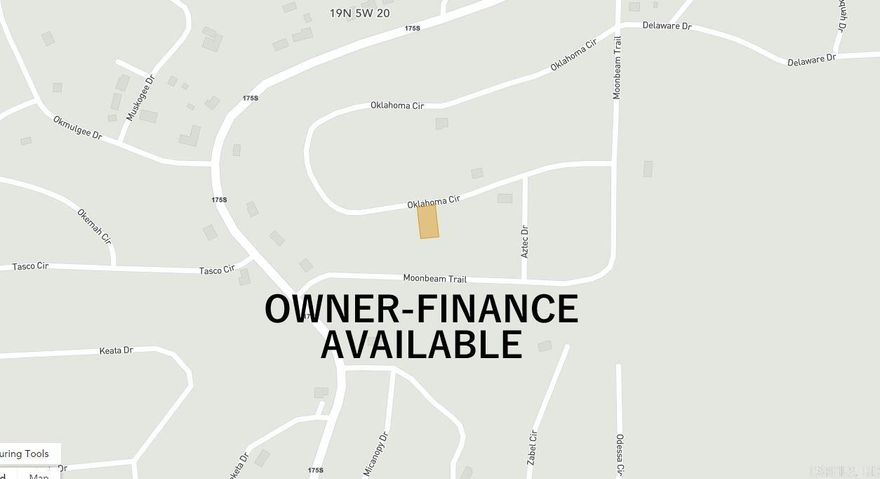 Owner-finance available on this great development tract! Ready to be cleared for your new home or rental. Some public utilities available close to the site. Owner/Agent. Finance terms - 0% interest, $50 finance fee, 5 payments of $180 and closing costs included. Multiple lots available close to this one. Parcel ID# 300-00319-000