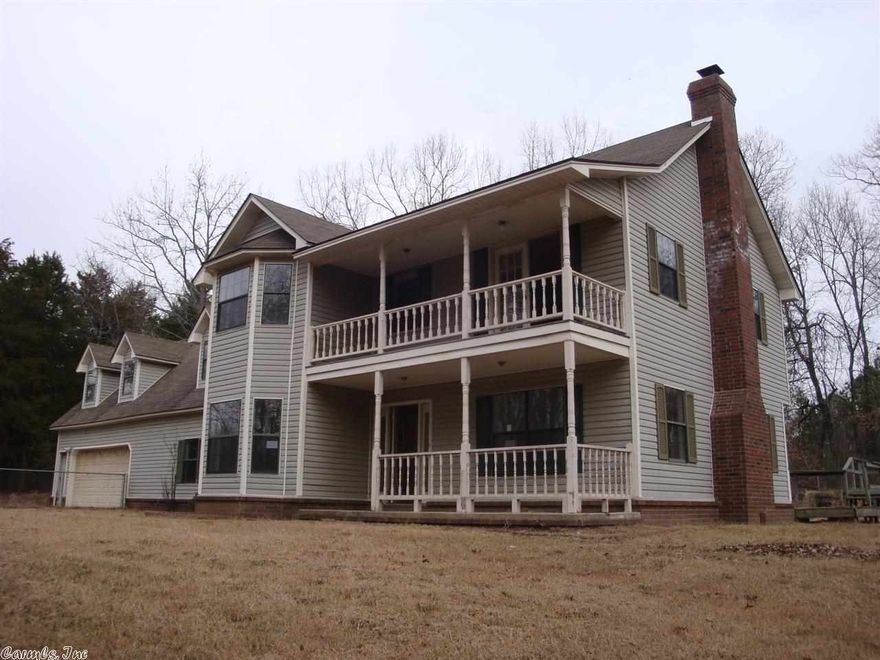 Country living on a hill on 7.5 acres includes fenced yard, two bonus rooms, three decks and more than 2000 sf of space. This house needs some TLC but has formal dining room, wood-burning fireplace, French doors, a jetted tub in the master suite, and vinyl siding. This is a Fannie Mae HomePath property. This property is approved for HomePath Renovation Mortgage Financing. See Documents for information on online bidding and who is eligible to buy.