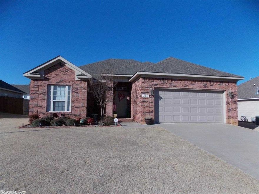 Awesome 3 bedroom 2 bath house! It has wonderful curb appeal, but the interior is gorgeous! Large living room with crown molding. Corner kitchen with stainless appliances and pantry. Master has walk-in closet and the bathroom has double sinks and separate shower & tub. Great decorator colors throughout. Covered back patio. This one is a definite must see!