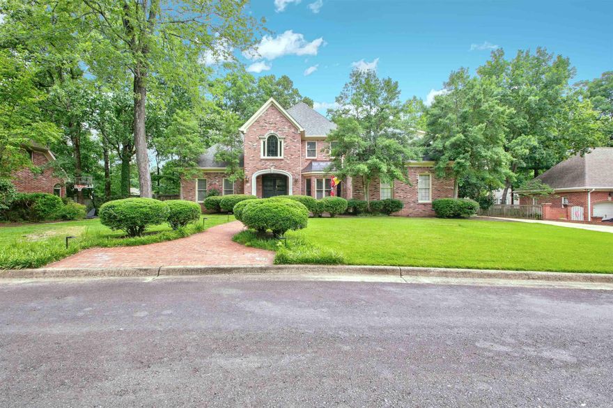ABSOLUTE BEAUTY in Fontenay! This feels like home as soon as you enter, with the lovely two story foyer that leads you into the spacious Living Room. The kitchen has everything you need with large center cook island and abundant countertop space, Thermador gas cooktop and ovens, sonic ice machine, and separate coffee bar area.  The primary bedroom suite (w/hardwood floors) and updated bath are lovely and the bath has a spa-like feel which offers a fabulous closet/dressing area.  Upstairs hosts 3 guest bedrooms, 2 full baths. One bedroom has private bath while other has J&J; each with its own private sink area and each bedroom has large walk-in closets.  The storage in this home is impressive and also has an upstairs Cedar storage closet. Spacious bonus room added in 2012 is a wonderful spot for movies or play!  Newly painted exterior. Agents:  **See Remarks before showing**