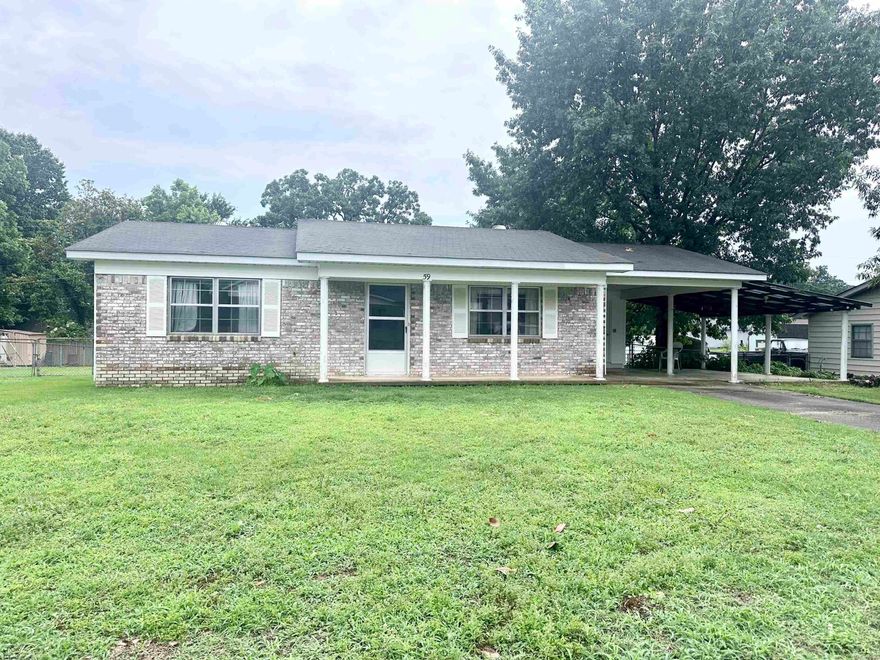 Charming home centrally located in Bryant! This one owner home is move in ready. Nice, oversized lot with work shed (with power) and covered storage. Fenced in back yard area. Many updates have been done over the past ten years. This one won't last!!!