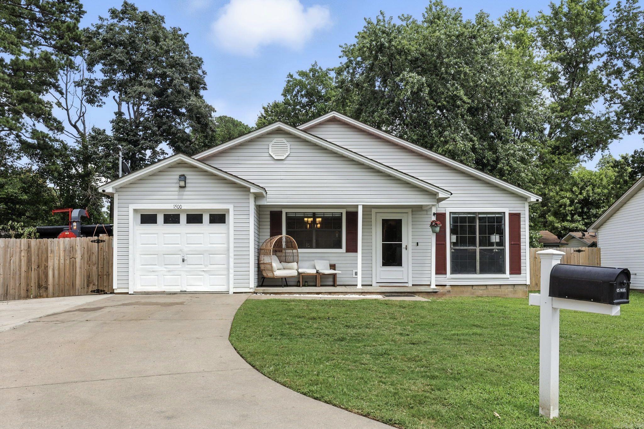 Beautifully remodeled 3 bed, 2 bath home on a quiet cul-de-sac in Jacksonville! The kitchen was fully updated with new countertops, refinished cabinets, stainless appliances, and a deep sink with upgraded faucet. Both bathrooms have been renovated with new vanity tops, tiled showers, sleek glass doors, and tall comfort-height toilets. Waterproof luxury vinyl flooring runs throughout the home, paired with fresh paint, new lighting, ceiling fans, and remote-controlled blinds. Outside features an extra-wide driveway, a fully fenced backyard with a new privacy fence and double gate, plus a large storage building. Roof is less than 5 years old. Stylish, functional, and completely move-in ready!