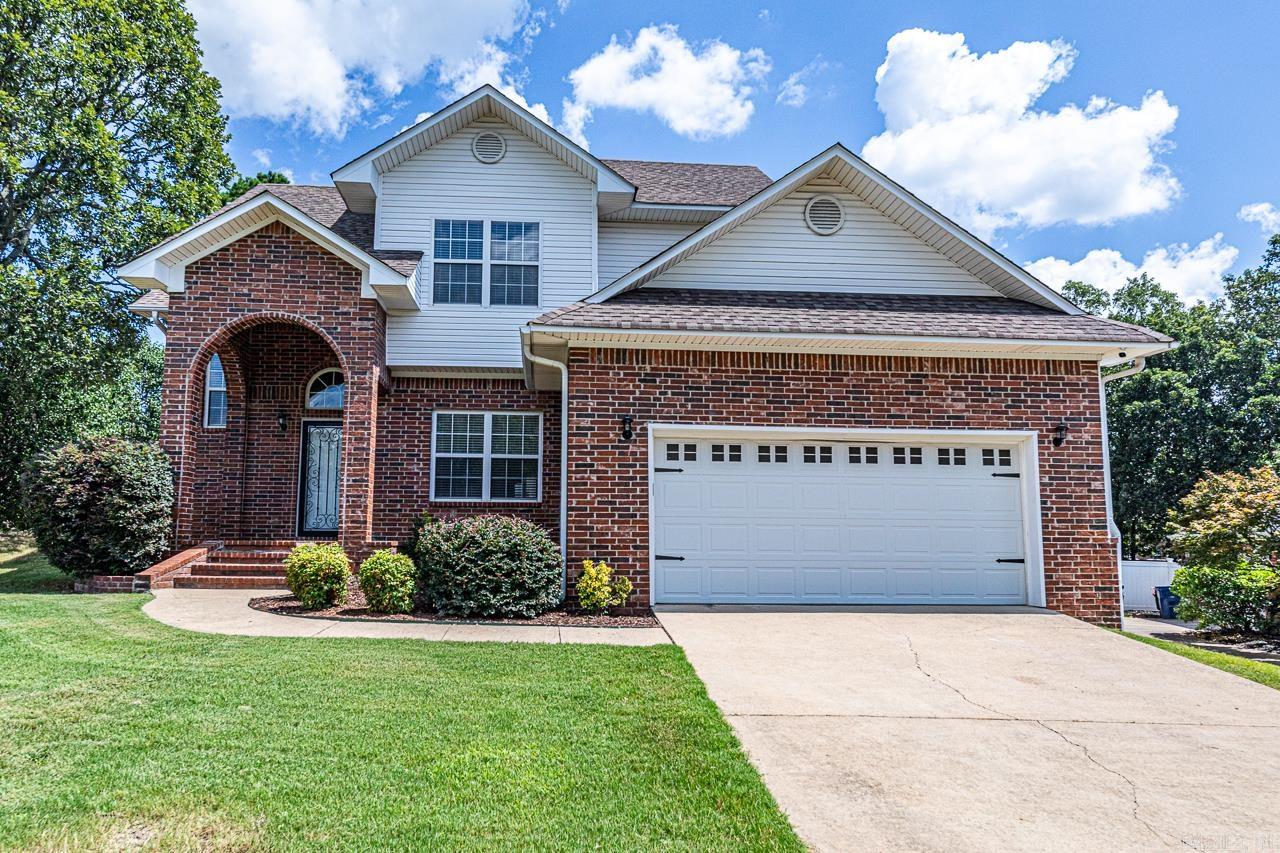 Welcome Home! Be prepared to walk in to an almost brand new home! This beautiful home has just been completely updated! Walk in the door to soaring ceiling that welcomes you, open dining room, and very large living room with fireplace, all with lots of windows for natural light. You will also find a kitchen with granite countertops, new backsplash and microwave and tons of cabinets and breakfast bar plus a fantastic space for a family table. Downstairs is also the Master bedroom with AMAZING closet, bathroom with soaker tub and separate shower. There is also a half bath, laundry, and 3 extra closets. Upstairs you will find three large bedrooms, bathroom and linen closet and brand new carpet. New LVT flooring, light fixtures, paint, tile, and much more have been added to this home. If the interior wasn't enough, it has a very large fenced back yard w/ basket ball court and a patio. In addition this home is within walking distance to the beautiful Lake Willastein, one of Maumelle's Gems! You don't want to miss out on this one! Agents see remarks