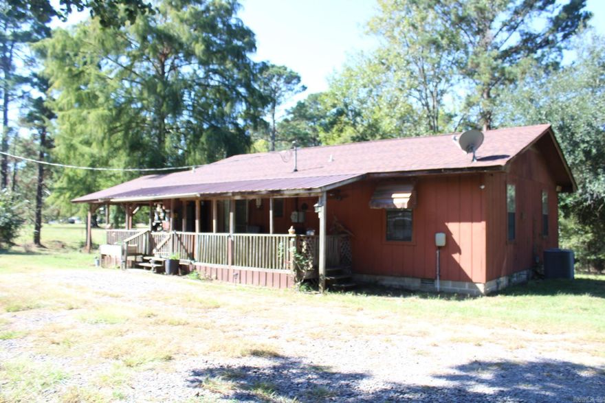 Property is approx. 7.91 wooded acres with a approx, 1240 Sq. Ft. home and a 900 Sq. Ft. home and other structures.  Would be a great deer camp.  Property is surrounded on two sides with Games & Fish property.