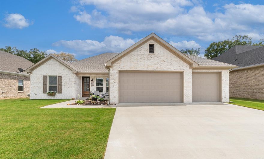 Meticulously maintained 4 BR/2.5 BA home in Millers Glenn Subdivision. Upon entry, the open floor plan leads you to a bright and airy living area, perfect for both everyday living and entertaining. The gourmet kitchen features stunning quartz countertops, enormous island, gas stove, and stainless steel appliances, creating an inviting space for culinary enthusiasts. Undermount lighting comes with its own remote! The master suite is a private retreat, complete with an ensuite bathroom featuring dual vanities, a soaking tub, and a custom tiled separate shower. Three additional bedrooms offer ample space for family or guests.  Outside, the fully fenced backyard offers ultimate privacy, covered patio and space for outdoor activities. There's even a convenient gas hook up for all your outdoor Barbeques! The three-car garage provides plenty of room for 3 vehicles and storage needs. And don't forget to see the walk up attic with plenty of storage space! Agents see private remarks.  Located in a quiet n