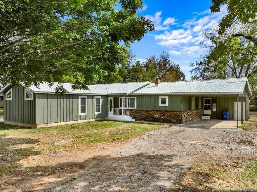 Completely remodeled 3 bed, 2 bath home on a peaceful .55-acre m/l lot next to open pastureland. Enjoy country living with a private backyard and new back deck—just minutes from town. Inside features new LVP flooring, a spacious master suite with dual master baths and a walk-in closet between. The kitchen is fully updated with new cabinets, butcher block countertops, and appliances. The living room includes a cozy gas fireplace, and there’s a large laundry room for added convenience. Exterior improvements include fresh paint, new vinyl siding on the back of the home, and a freshly painted metal roof. A bonus storage area with a wall/window unit provides extra space for tools or hobbies. Don’t miss this move-in ready gem! A current home inspection has already been completed and can be provided to interested buyers.
