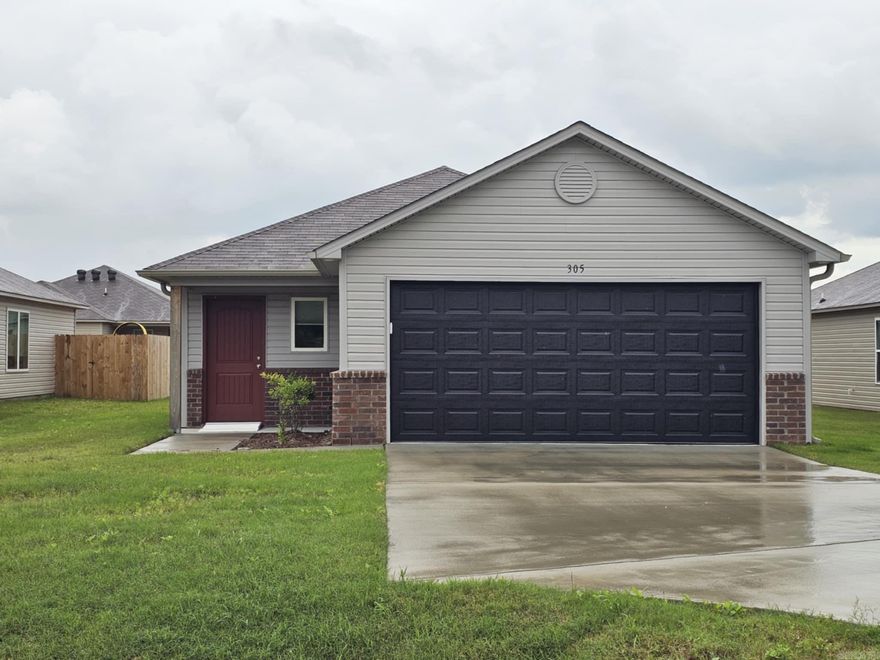 Why buy brand new and have to add all the extras yourself, when you can buy like new and get all the extras with your this home! New gutters, painted garage, A LOT of extra insulation (40r) added to the attic, additional lighting in garage, shelving in garage, garage door opener, elongated tall toilets, window blinds throughout and the refrigerator stays! This home is the Mitchell floor plan and has a covered back patio, open concept living room and kitchen, luxury vinyl plank flooring in wet areas, living room and adjacent hallways. Don't miss all the upgrades in this home!
