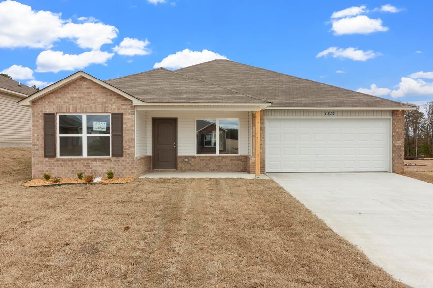 The time-tested Carnegie II plan! This 4-bedroom plan has a spacious Living Room that flows into an open-concept Kitchen, and then out to a generously sized back patio. Come see why this layout has been a favorite for years!  Smart upgrades included in this home: 14x10 uncovered patio, soaker tub/shower combo in Master Bath, plumbing faucet upgrade 2, 8" deep Kitchen sink, door bell, 16" laminate bar top in Kitchen, Luxury Vinyl Plank flooring in wet areas and Living Room and adjacent hallways, raised ceilings in Living Areas per municipal requirements, Cheyenne style interior doors, baseboards level 2, full sod, microwave hood in Kitchen, smooth top range.   THIS HOME IS SCHEDULED TO BE COMPLETE IN EARY FEBRUARY.  NOTE: Annual assessments depend on the lot, and assessment amounts range from $398-447. The bond expires 2038.