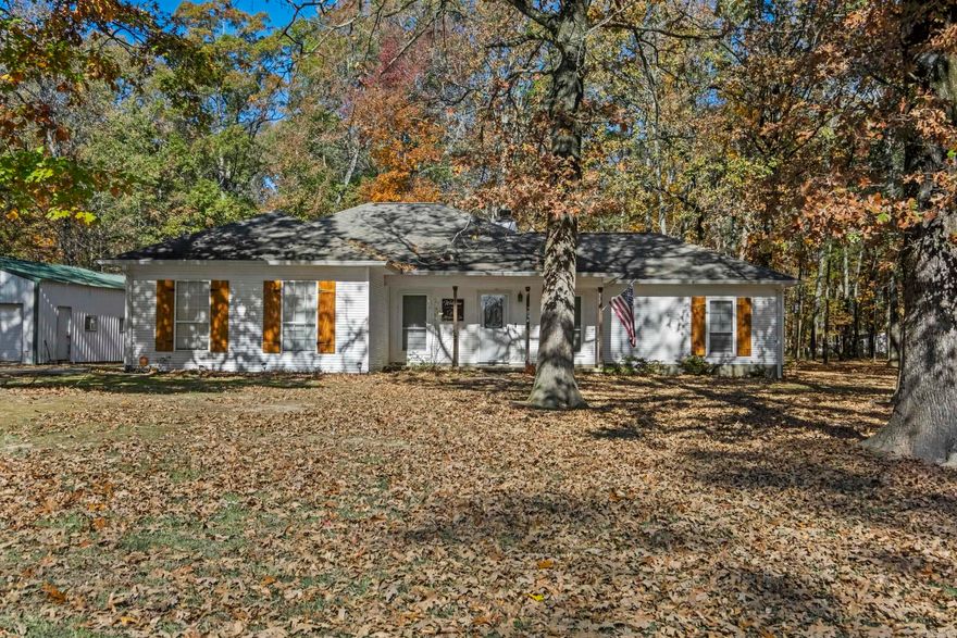 Welcome home to this beautifully updated 3-bedroom, 2-bath home in Ward, Arkansas. It offers 1,428 sq. ft. of living space nestled on 3 peaceful acres. Fall in love with the remodeled farmhouse kitchen, featuring granite countertops, updated cabinetry, and a warm, inviting style perfect for gathering and entertaining. The primary suite includes a beautifully updated bath with granite vanity.  Outside, enjoy a massive shop complete with electricity, ideal for projects, storage, or hobbies. The property also includes dog pens, separate covered parking for your boat, car, or ATVs, and plenty of room to roam.  Experience the best of country living, modern updates, and room for all your toys. This one checks every box! SEE AGENT REMARKS!