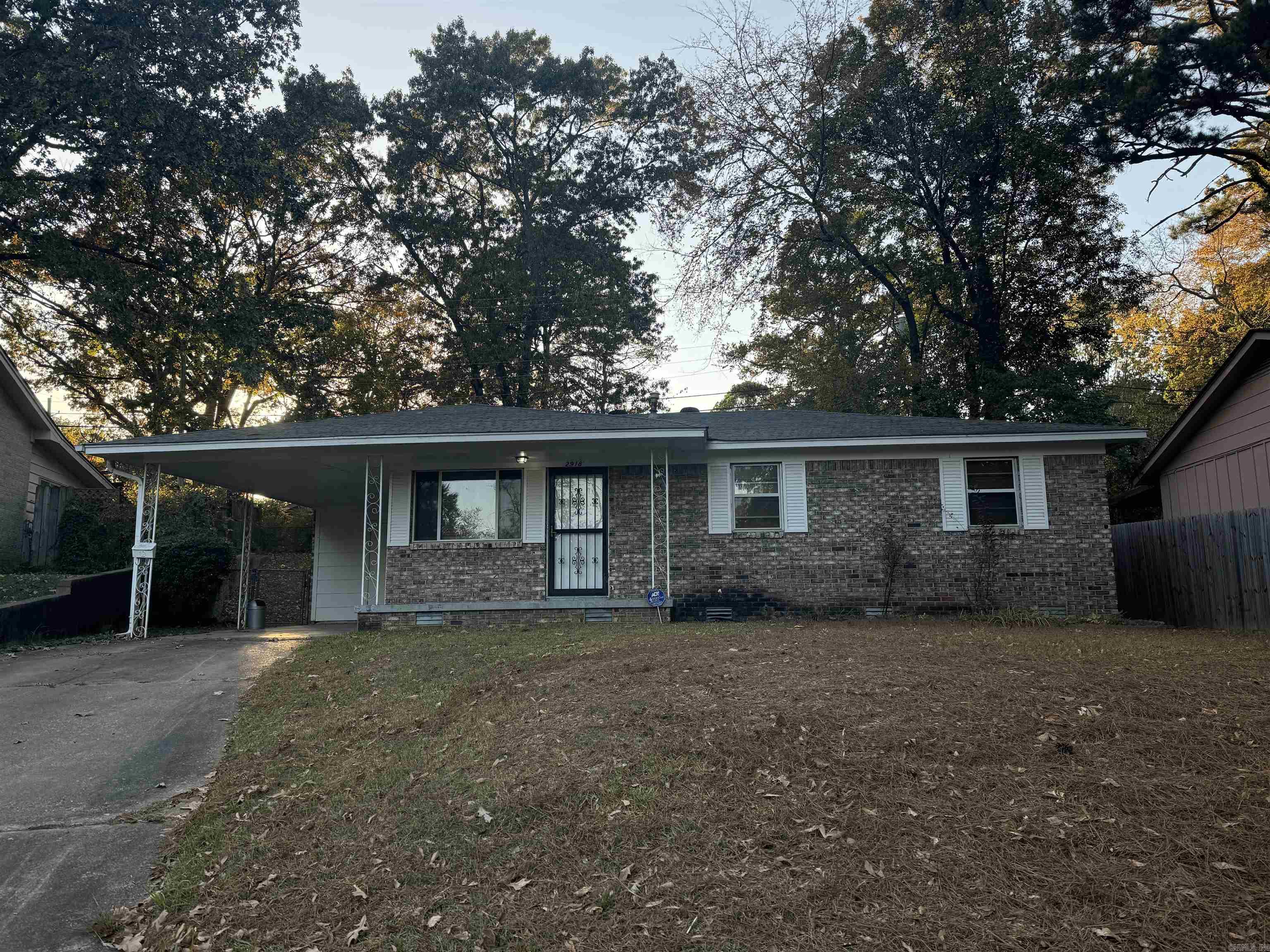 Brick, one level, 3 bed 1.5 bath, nice old school hardwoods in most of the house. Carport, fenced yard, was rented until August 2025, ready to move in. See agent remarks.