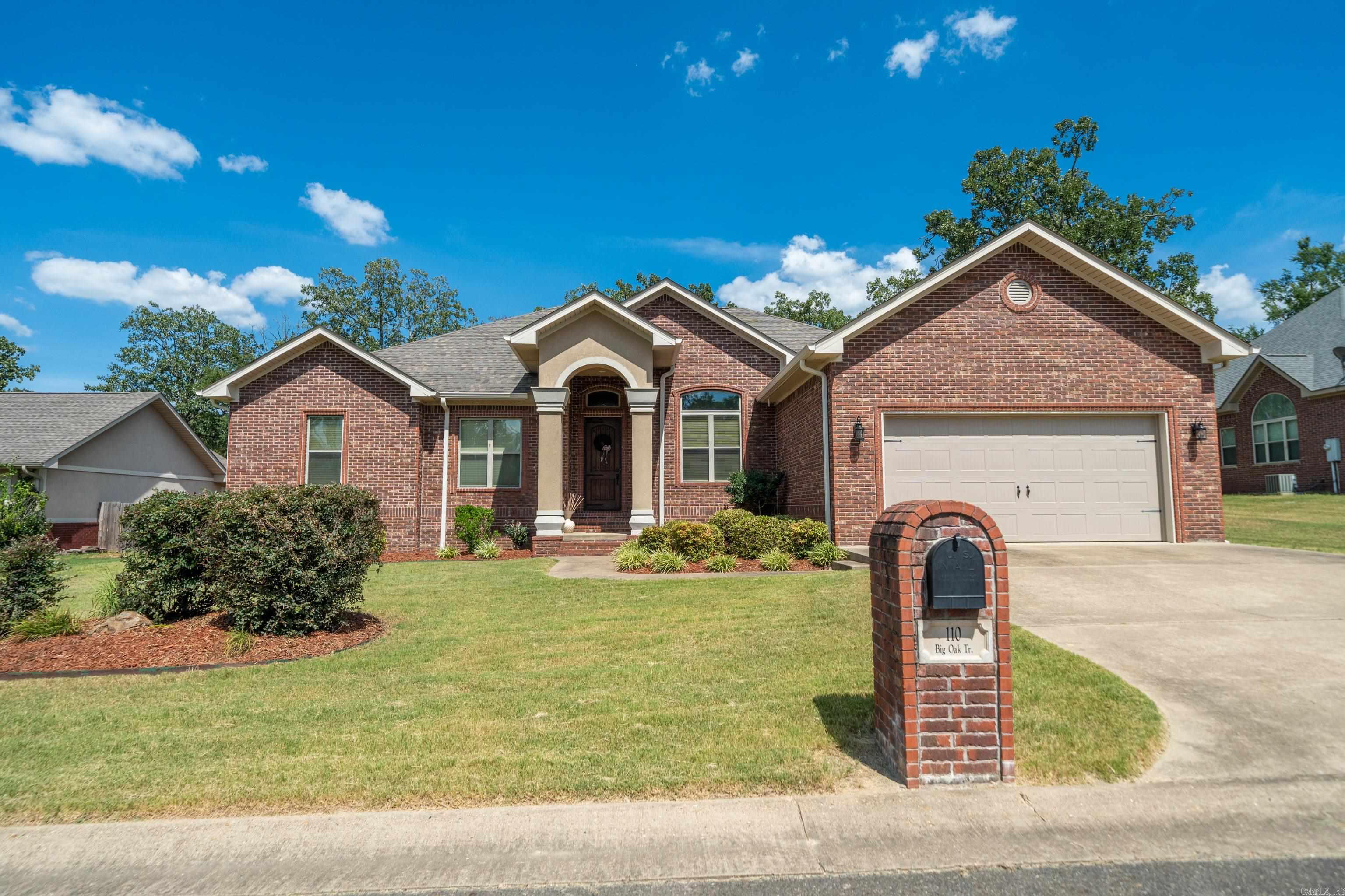 STUNNING 4 BEDROOM BRICK HOME NESTLED IN AN EXCELLENT NEIGHBORHOOD IN LAKE HAMILTON SCHOOL DISTRICT! PERFECTLY DESIGNED FOR COMFORT AND STYLE, THIS RESIDENCE FEATURES A WONDERFUL OPEN CONCEPT FOR THE LIVING, DINING, AND KITCHEN AREAS - IDEAL FOR FAMILY GATHERINGS AND ENTERTAINING GUESTS. ENJOY A COOK'S DELIGHT WITH AN ABUNDANCE OF GORGEOUS CABINETRY, GRANITE COUNTERTOPS, AND AMPLE COUNTERSPACE. WHETHER YOU ARE PREPARING EVERYDAY MEALS OR HOSTING DINNER PARTIES, THIS KITCHEN IS EVERYTHING YOU NEED. RETREAT TO THE LUXURIOUS AND HUGE MASTER SUITE FEATURING SPACIOUS CLOSETS, A RELAXING JETTED TUB, AND A LARGE TILE WALK-IN SHOWER. COZY FIREPLACE, HARDWOOD FLOORS, COVERED PATIO PERFECT FOR OUTDOOR ENJOYMENT, NICE WORKSHOP FOR HOBBIES, PROJECTS AND STORAGE. MANICURED LANDSCAPING COMPLETES THE APPEAL AND CHARM OF THIS FANTASTIC HOME!