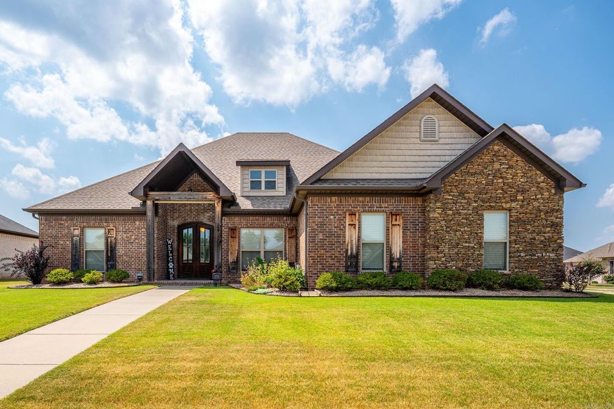 Discover your dream home, perfectly situated on a spacious corner lot with a large yard! Built by a custom cabinetmaker, this home boasts meticulous attention to detail, featuring exquisite cabinetry and optimized storage solutions throughout. The open floor plan seamlessly connects the kitchen, living room, and breakfast area, while the dining room serves as an ideal space for both everyday meals and special gatherings. Enjoy the privacy of a split layout with a versatile fourth bedroom that can easily transform into an office, craft room, or playroom. Step outside to the covered patio, complete with an additional open area for grilling and entertaining, all enclosed by a wrought iron fence. Immaculately maintained and move-in ready, this home is waiting for you—schedule your movers and start making memories!