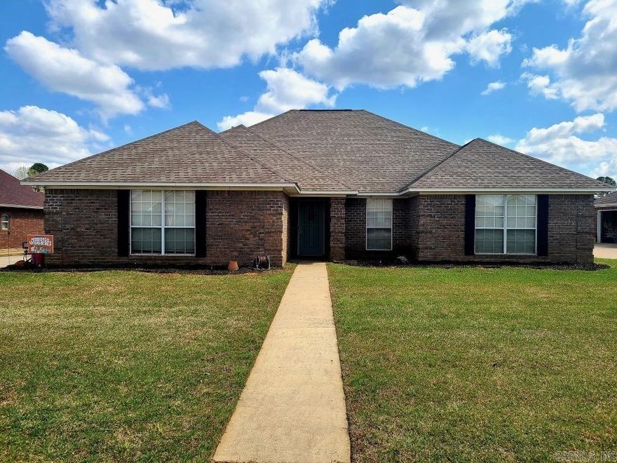 Beautiful home! This home includes 4 bedroom 2 full bath.  Open floor plan. Lovely kitchen looking into living area which includes gas fireplace.  The spacious dining area has a dazzling crystal chandelier. Also a bar area for extra dining. Large fenced (privacy)back yard. There is an RV hook up as well. Come Seller will provide a 10k allowance for new counter top.